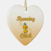 Running Chick Keramikornament (Rechts)