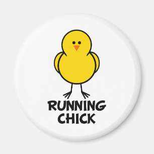 Running Chick Magnet