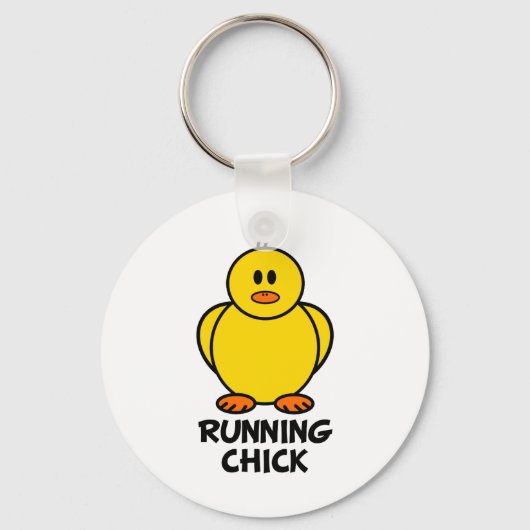 Running Chick Schlüsselanhänger (Vorderseite)