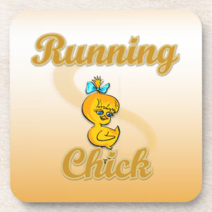 Running Chick Untersetzer