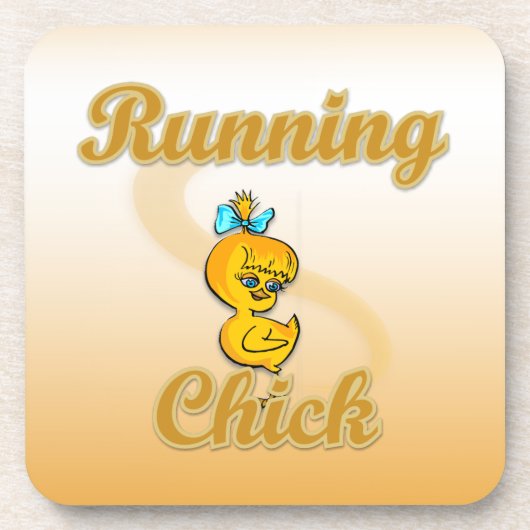 Running Chick Untersetzer (Vorderseite)