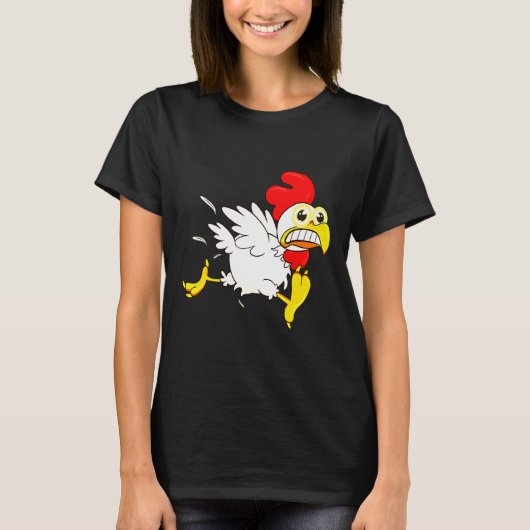 Running Chicken T-Shirt (Vorderseite)