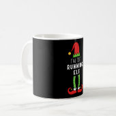 Running Elf Weihnachten Matching Family Geschenk Kaffeetasse (Vorderseite Links)