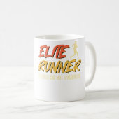 Running Elite Runner Please Do Not Pass Funny Mara Kaffeetasse (VorderseiteRechts)