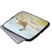 Running Fawn Laptop Sleeve (Vorne Knopf)