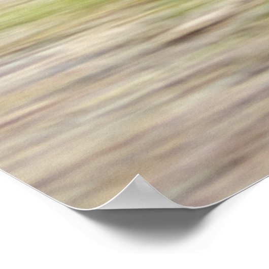 Running Fawn Print Poster (Ecke)