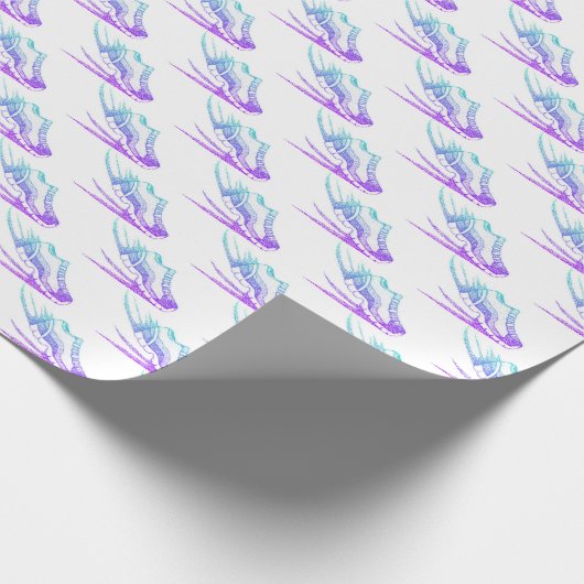 Running Fitness Geschenkpapier (Ecke)