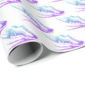 Running Fitness Geschenkpapier (Rolleneckpunkt)