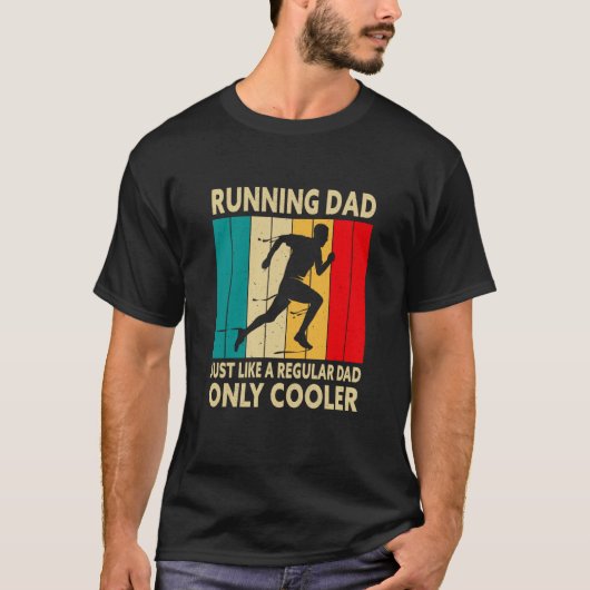 Running For Men Dad Marathon Runner Coach Marathon T-Shirt (Vorderseite)
