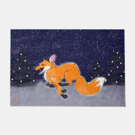 Running Fox Door Mat Fußmatte