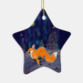 Running Fox Ornament (Rechts)
