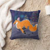 Running Fox Throw Kissen (Decke)