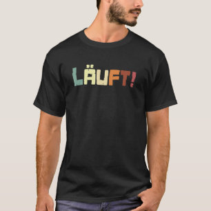 Running Funny Joggen Marathon Wanderläufer Retro T-Shirt