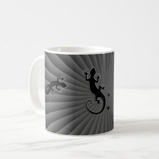 Running Gecko Kaffeetasse (Vorderseite Links)