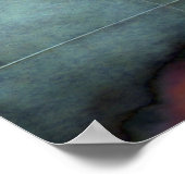 Running Gecko | Mosaikgrunge Poster (Ecke)