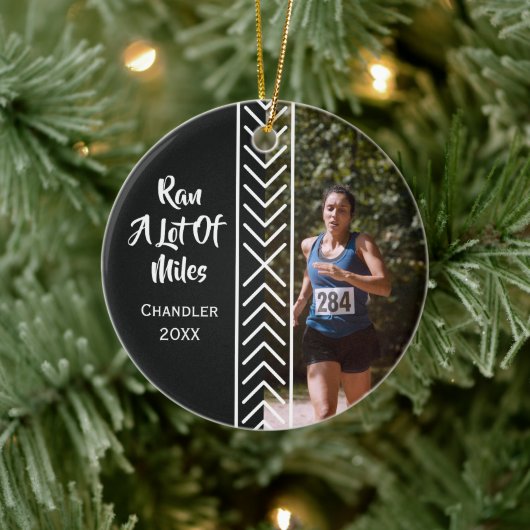 Running Gifts Runner Marathon Miles Marathoner  Keramik Ornament (Baum)
