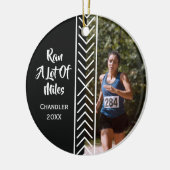 Running Gifts Runner Marathon Miles Marathoner  Keramik Ornament (Links)