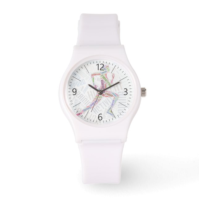 Running Girl Armbanduhr (Vorderseite)