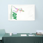 Running Girl Banner (Messeveranstaltung)