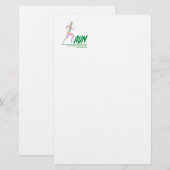 Running Girl Briefpapier (Vorne/Hinten)
