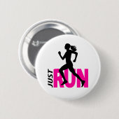 Running Girl Button (Vorne & Hinten)