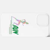 Running Girl Case-Mate iPhone Hülle (Rückseite (Horizontal))