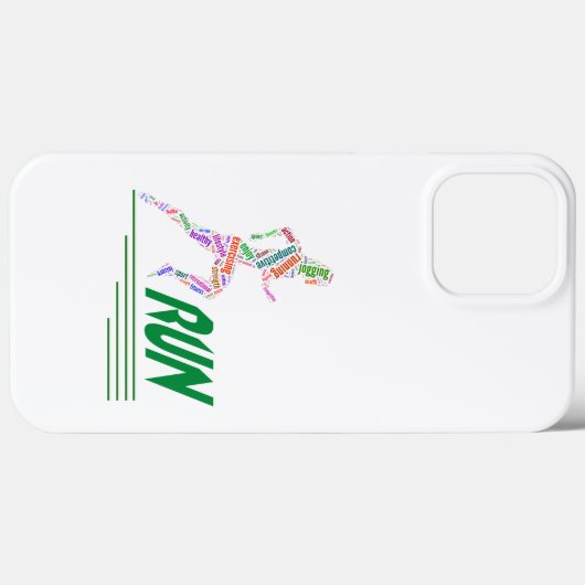 Running Girl Case-Mate iPhone Hülle (Rückseite (Horizontal))