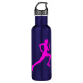 Running Girl Edelstahlflasche (Vorderseite)