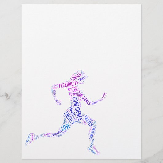 Running Girl Flyer (Hinten)