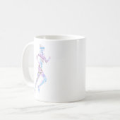 Running Girl Kaffeetasse (Vorderseite Links)