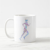 Running Girl Kaffeetasse (Links)