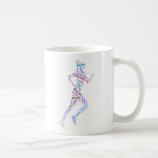 Running Girl Kaffeetasse (Rechts)