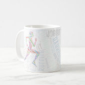 Running Girl Kaffeetasse (Vorderseite Links)