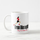 Running Girl Kaffeetasse (Links)