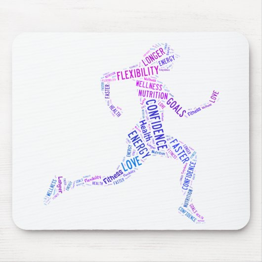 Running Girl Mousepad (Vorne)