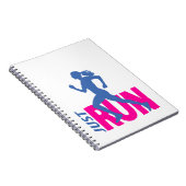 Running Girl Notizblock (Rechte Seite)