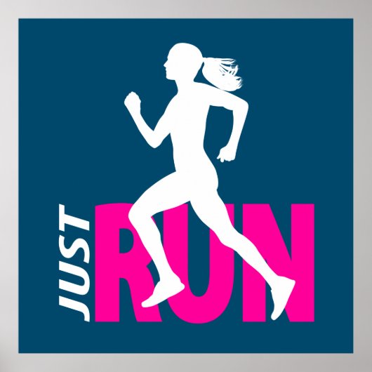 Running Girl Poster (Vorne)