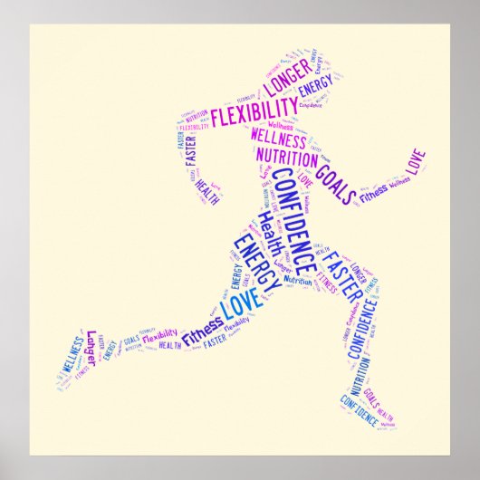 Running Girl Poster (Vorne)