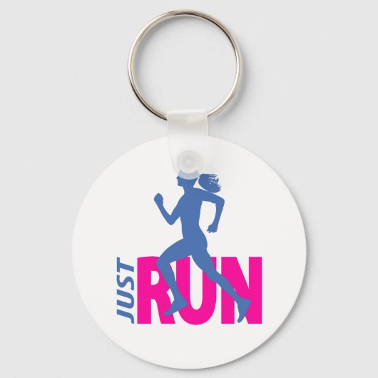Running Girl Schlüsselanhänger (Vorderseite)