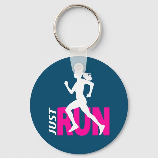 Running Girl Schlüsselanhänger (Vorderseite)