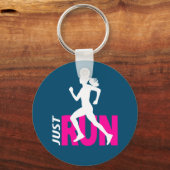 Running Girl Schlüsselanhänger (Vorderseite)