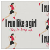 Running Girl Stoff (Nahaufnahme)