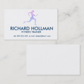 Running Girl Visitenkarte (Vorne/Hinten)