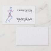 Running Girl Visitenkarte (Vorne/Hinten)