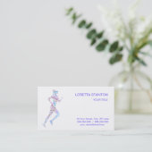 Running Girl Visitenkarte (Stehend Vorderseite)