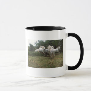 Running Graue Horse Herde Tasse
