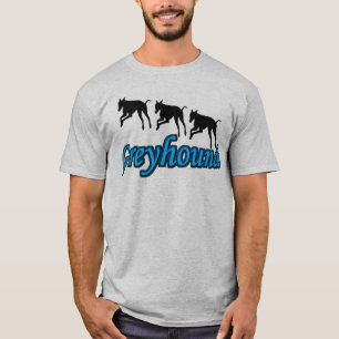 Running Greyhound Trio-Silhouetten T-Shirt