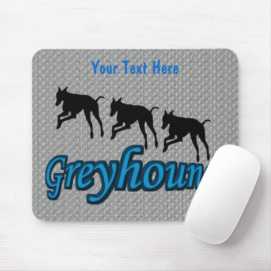 Running Greyhounds Niedlich Dog Mousepad (Mit Mouse)