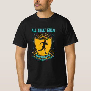 Running - Große Gedanken sind gedacht T-Shirt