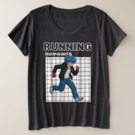 Running Große Größe T-Shirt